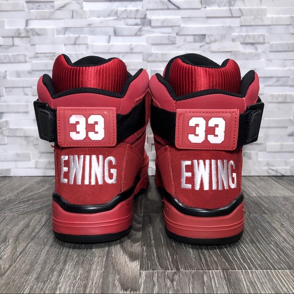 Ewing 33 Hi Red & Black OG VNDS With OG Box - Picture 10 of 16